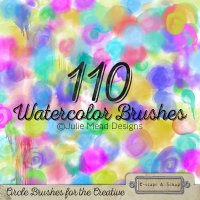 110 Circle Brushes for the Creative by Julie Mead