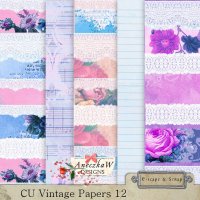 CU Vintage Papers 12 by AneczkaW
