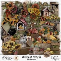 Boxes of Delights Elements by Rosie's Designs