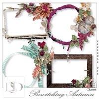 Bewitching Autumn Cluster Frames by DsDesign