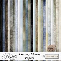 Country Charm Papers by Rosie's Designs