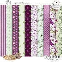 Bliss Patterned Papers by Daydream Designs
