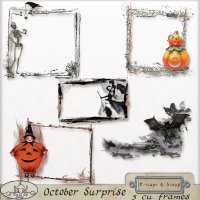 October Surprise CU Frames by The Busy Elf