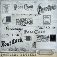 PostCard Brush Set by Julie Mead