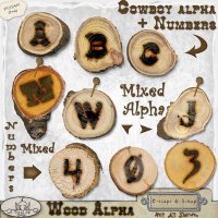 Wooden Alpha by The Busy Elf