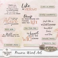 Prairie wordArt by Daydream Designs