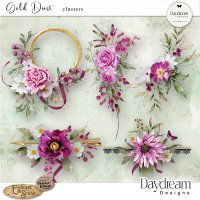 Gold Dust Clusters by Daydream Designs