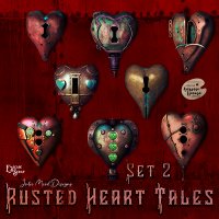 Rusted Heart Tales Set 2 (with papers) by Julie Mead