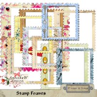Stamp Frames by AneczkaW