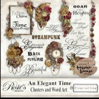 An Elegant Time Clusters by Rosie's Designs