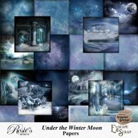 Under The Winter Moon Papers by Rosie's Designs