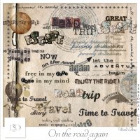 On the Road Again Word Art by DsDesign