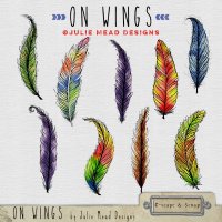 On Wings Feather Collection by Julie Mead