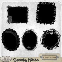 Spooky Masks by The Busy Elf