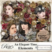 An Elegant Time Elements by Rosie's Designs