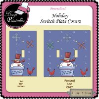 Holiday Switch Plate Covers 01 by Boop Printable Designs