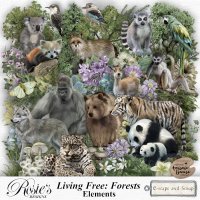 Living Free, Forests. Elements by Rosie's Designs
