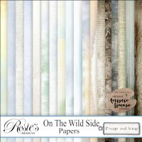 On The Wild Side Papers by Rosie's Designs