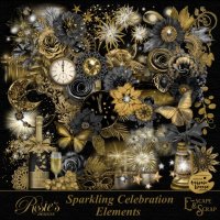 Sparkling Celebration Elements by Rosie's Designs