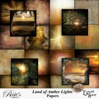 Land of Amber Lights Papers by Rosie's Designs