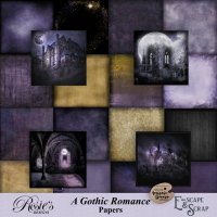A Gothic Romance Papers by Rosie's Designs