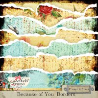 Because of you Borders by AneczkaW