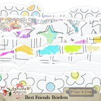 Best Friends Borders by AneczkaW