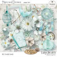 Hopes And Dreams Page Kit by Daydream Designs