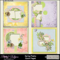 Spring Poetry Quick Pages by Boop Designs