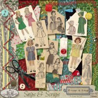 Snips And Scraps Mini Kit by The Busy Elf
