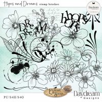 Hopes And Dreams Stamp Brushes by Daydream Designs
