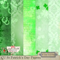 CU St Patrick Day Papers by AneczkaW