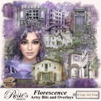 Florescence Artsy Bits And Overlays by Rosie's Designs