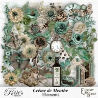 Creme de Menthe Elements by Rosie's Designs