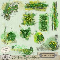 Celtic Splatters by The Busy Elf
