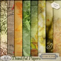 Thankful Papers by The Busy Elf