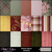Mother Nature Papers by Boop Designs