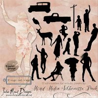 Mixed Media Silhouette Pack by Julie Mead