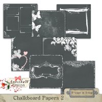 Chalkboard Papers 2 by AneczkaW