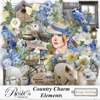 Country Charm Elements by Rosie's Designs