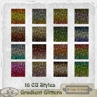 Gradient Glitters CU Styles by The Busy Elf