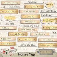 Horses Tags by AneczkaW