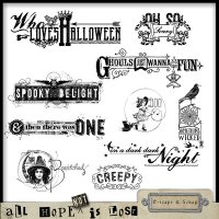 All Hope is NOT Lost Word Art ABR Brush Set 2 by Julie Mead