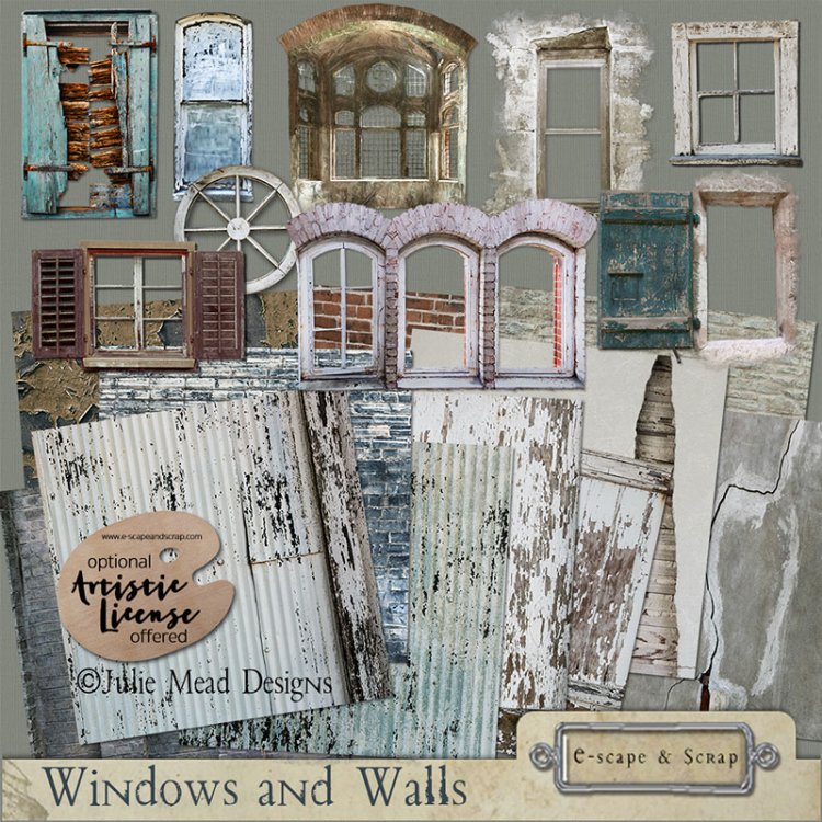 Windows and Walls by Julie Mead - Click Image to Close