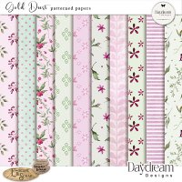 Gold Dust Patterned Papers by Daydream Designs