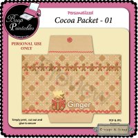 Holiday Cocoa Packets 01 by Boop Printable Designs
