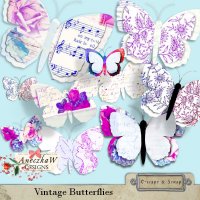 Vintage Butterflies by AneczkaW