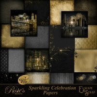 Sparkling Celebration Papers by Rosie's Designs