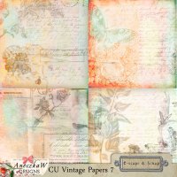 CU Vintage Papers 7 by AneczkaW