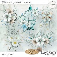 Hopes And Dreams Clusters by Daydream Designs